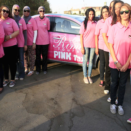 Pink Taxi. Safer rides for women by women