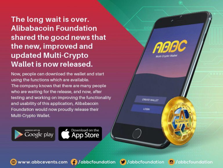  wallet alibabacoin foundation people launch announces waiting 