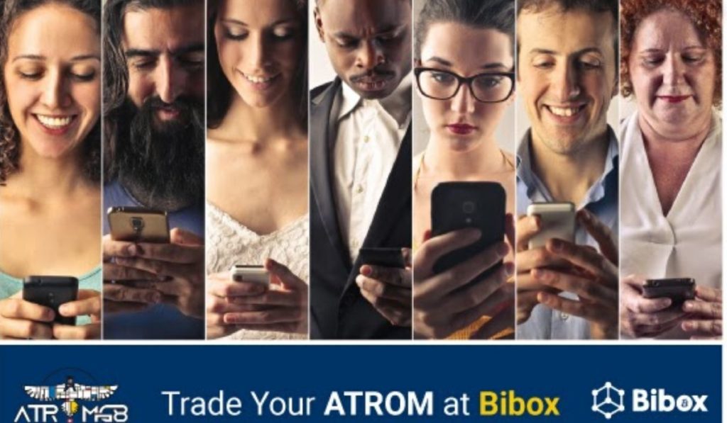 ATROMG8 Creates a Milestone by getting a Bibox Listing!