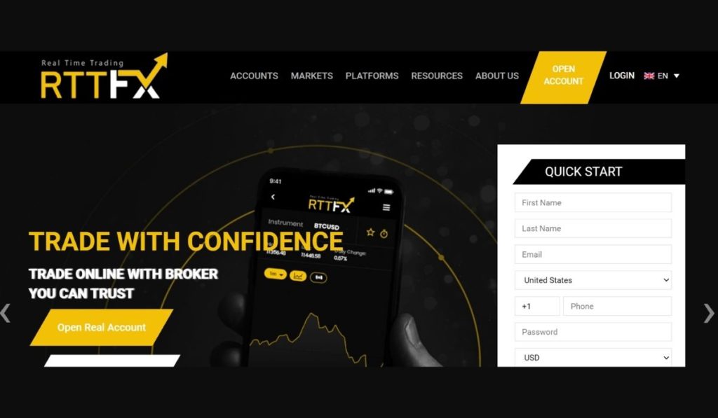 RTTFX  an up-to-date professional trading partner for life