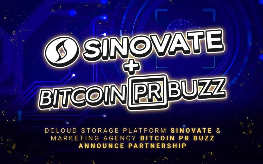 dCloud Storage Platform SINOVATE & Blockchain Marketing Agency Bitcoin PR Buzz Announce Partnership