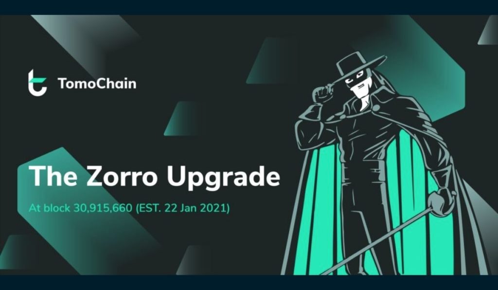 TomoChain Prepares for Major Zorro Network Upgrade