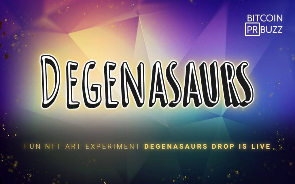 Fun-Based NFT Project Degenasaurs  Goes Live and Listed on OpenSea