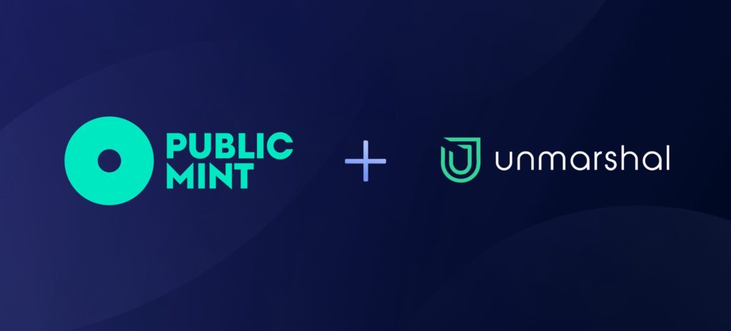  unmarshal public blockchain mint developers partnership data 
