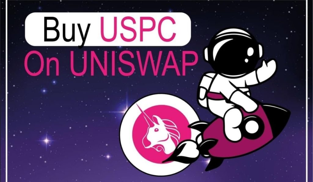  decentralized uspc unispace uniswap exchange sale public 