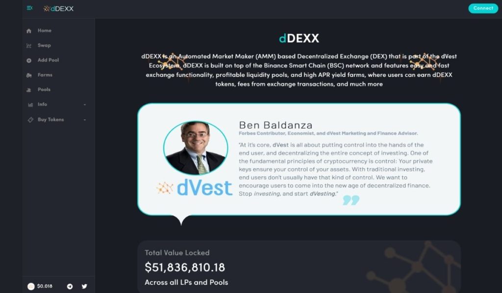 CPI and dVest Announce the Launch of dDEXX  An Automated Market Maker based DEX on the Binance Smart Chain (BSC) Network