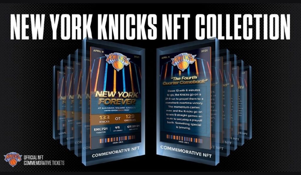 NFT Platform Sweet launches New York Knicks Limited NFT Collection kicking off the NFT-frenzy