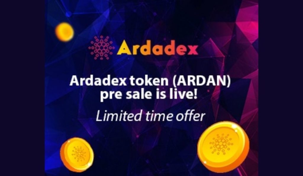  token sale ardadex amm functionalities started nft 