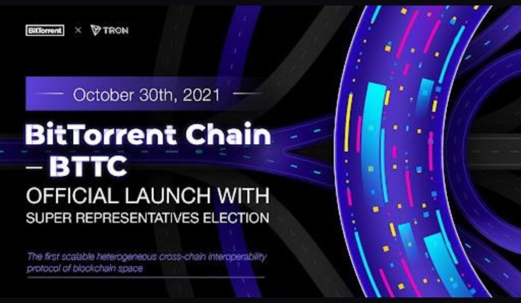 bittorrent tron chain bttc launch official worked 