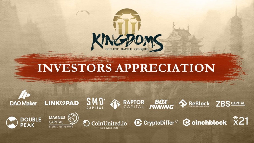 NFT Game The Three Kingdoms Secures $3.2 Million In Funding
