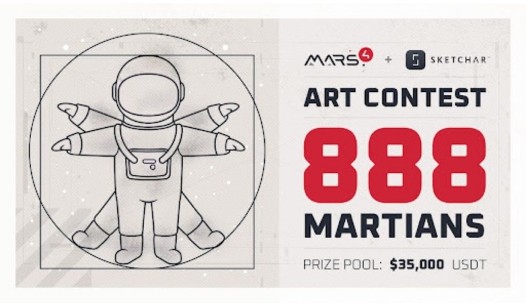 Mars4 and Sketchar Hold NFT Contest To Make The Martians888 Collection
