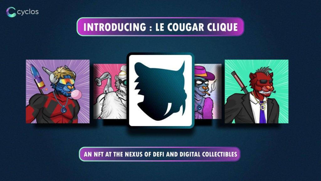 Cyclos And Solatars Partner Up To Launch Le Cougar Clique Solana NFT Collection