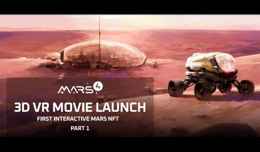 The First Interactive NFT In The World  VR Movie On Mars