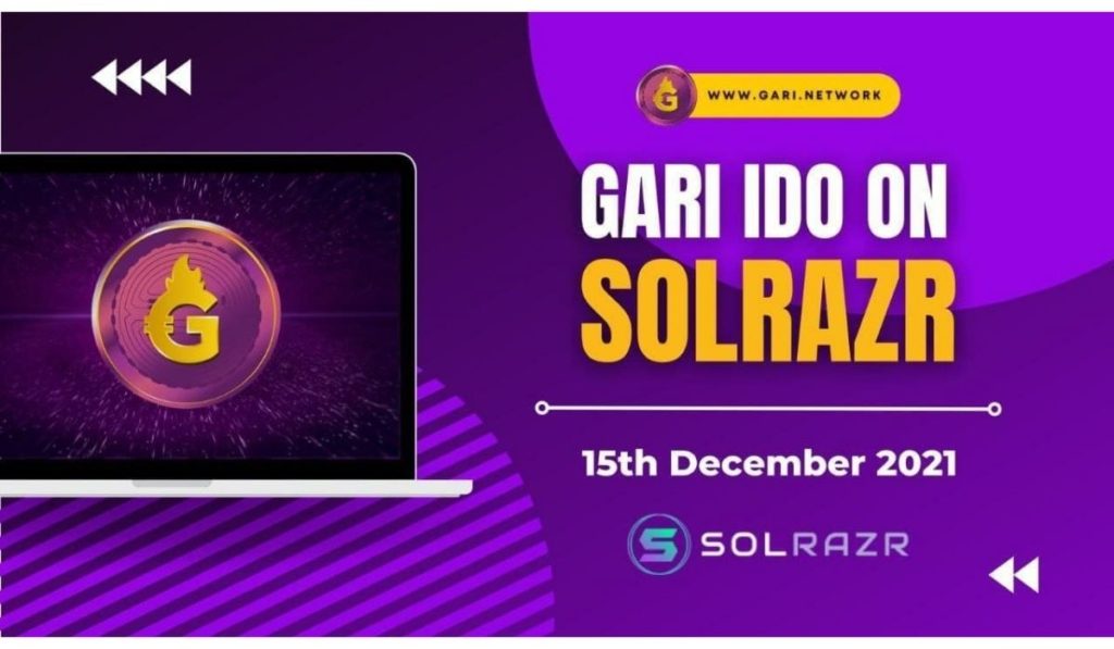  gari token chingari solrazr launched dex tomorrow 
