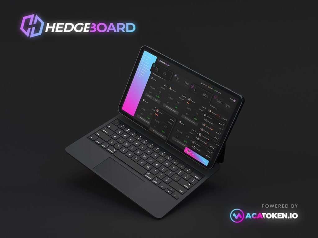  aca trading social launch hedgeboard token 160 