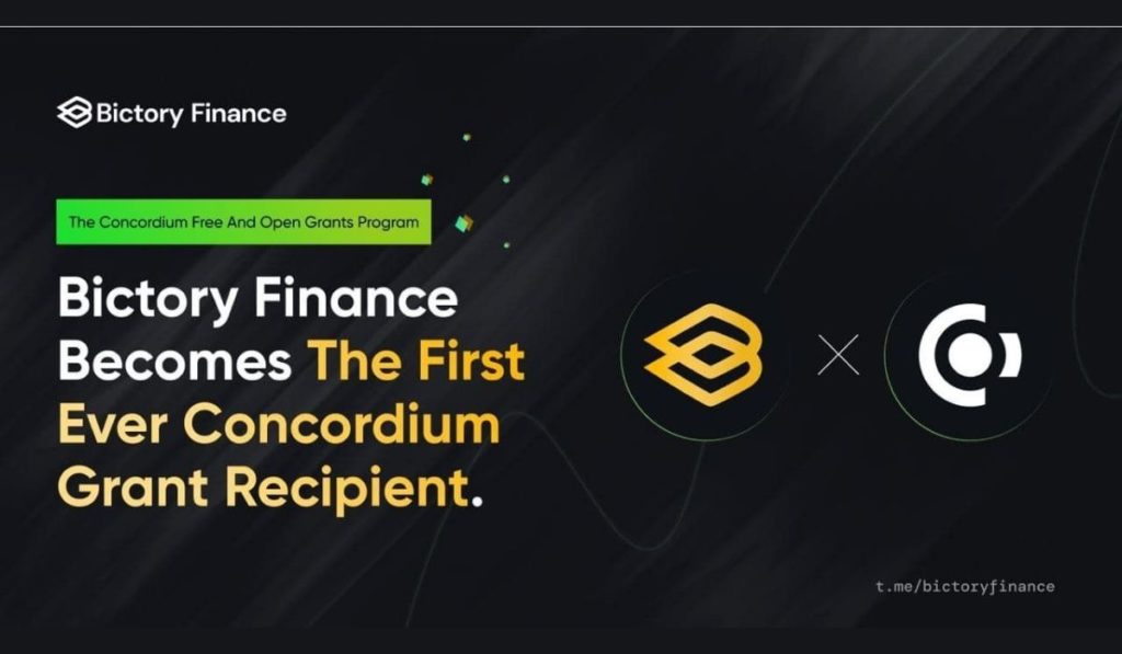  concordium bictory further finance develop nft-related foundation 
