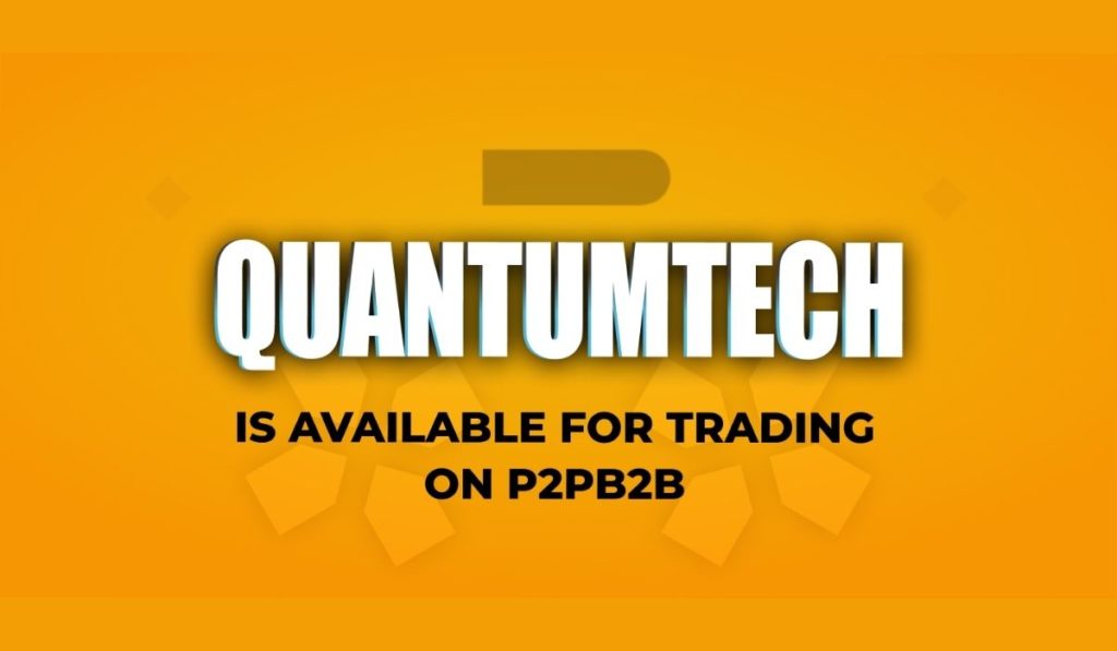  quantumtech platform games blockchain p2pb2b token play-to-earn 