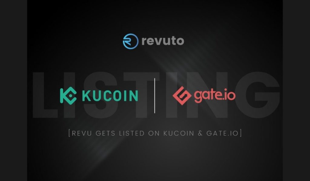 Fintech Startup Revuto To List Its Subscription Management Token To Gate.io & KuCoin Exchanges