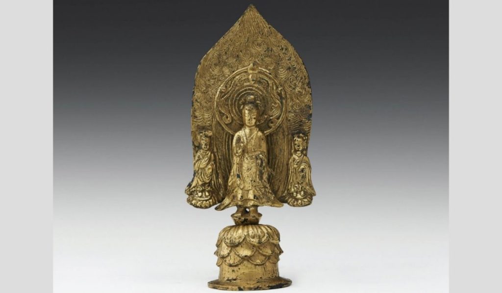  national treasures two buddha heritagedao triad korea 