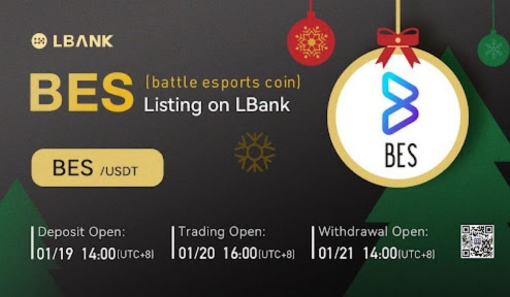  esports bes exchange lbank token battle listed 