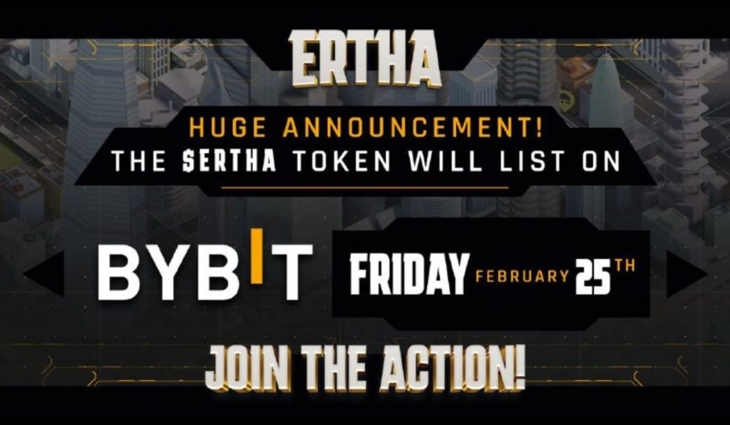  bybit ertha exchanges token one innovative users 