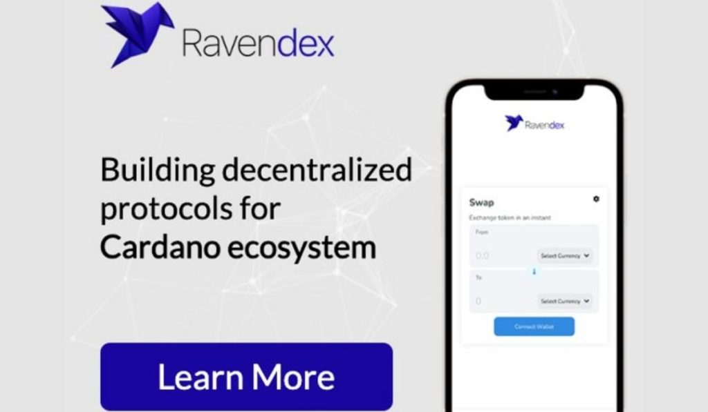  cardano platform ravendex staking defi build develop 