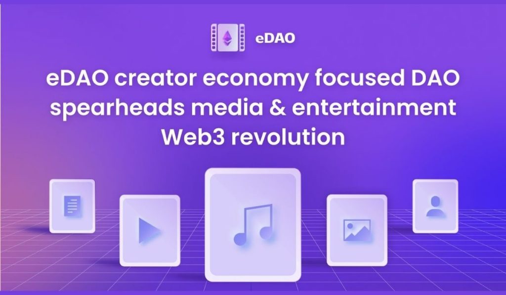  entertainment e-dao dao create hungama media polygon 
