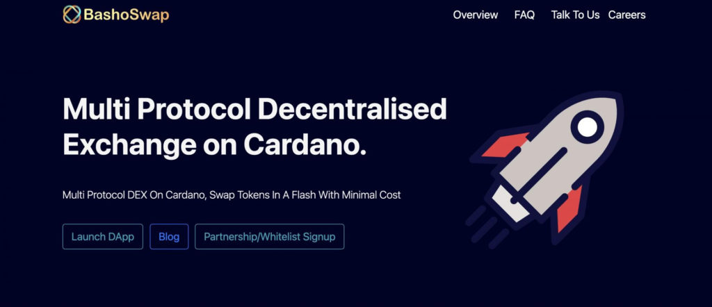  decentralized bashoswap crypto exchange between swaps cardano 