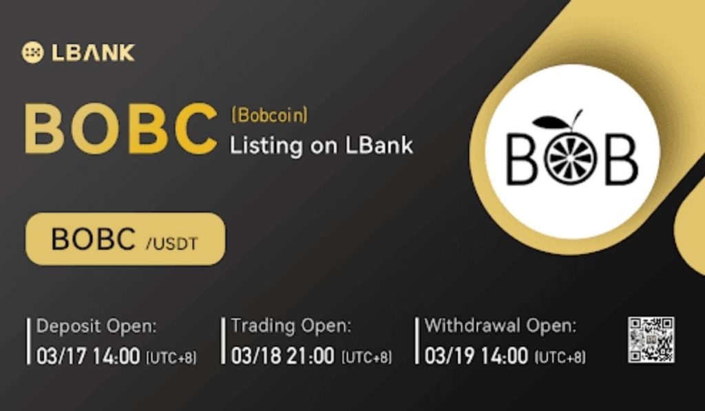 Bobcoin (BOBC) Listed On LBank Exchange