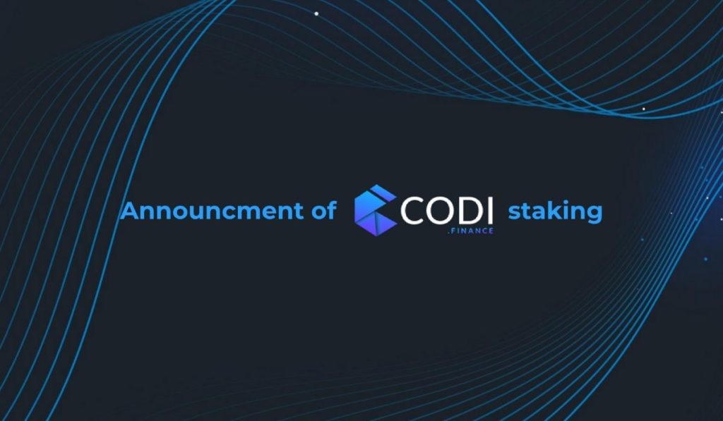 CODI Finance Launches Long-Awaited Staking Feature