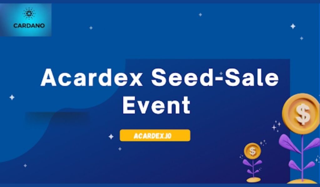  cardano-based sale native seed acardex tokens acx 