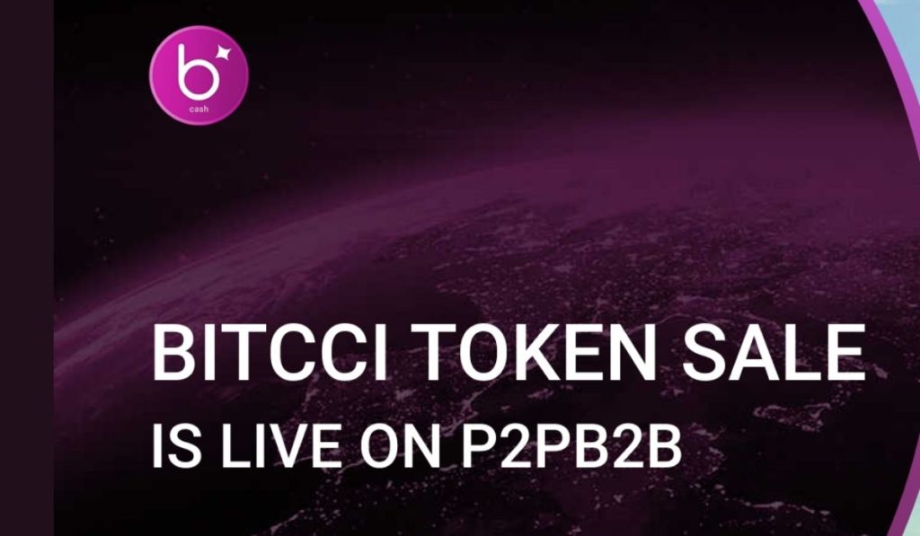  p2pb2b exchange bitcci token sale membership along 