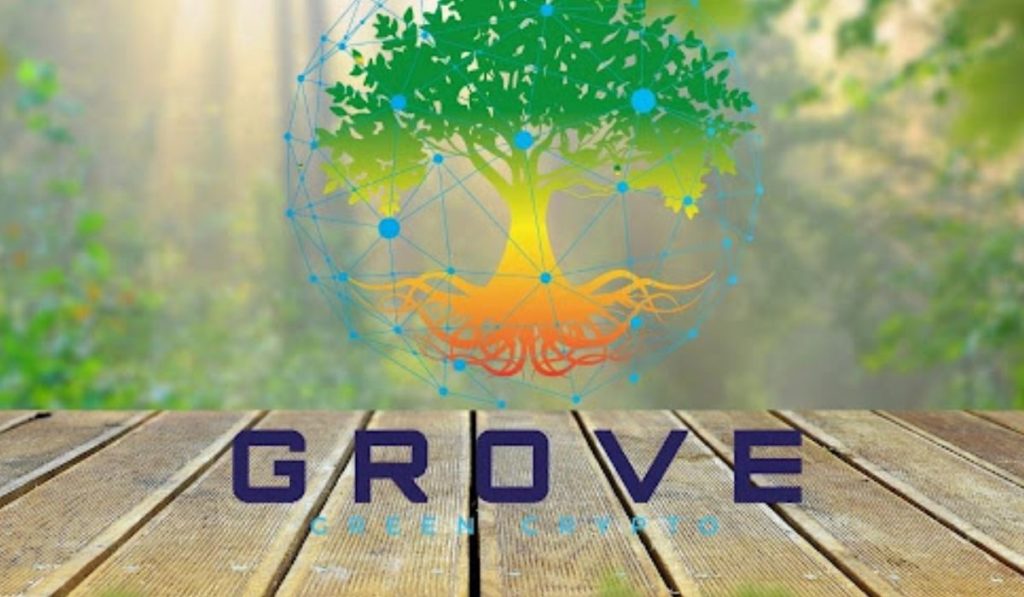  virtual business grovetoken eco-friendly combining real grove 