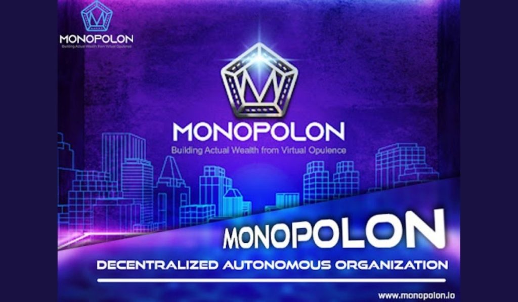  game board blockchain-based decentralized monopolon theme gives 