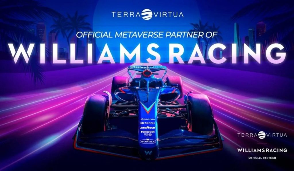 metaverse racing terra virtua williams partner official 