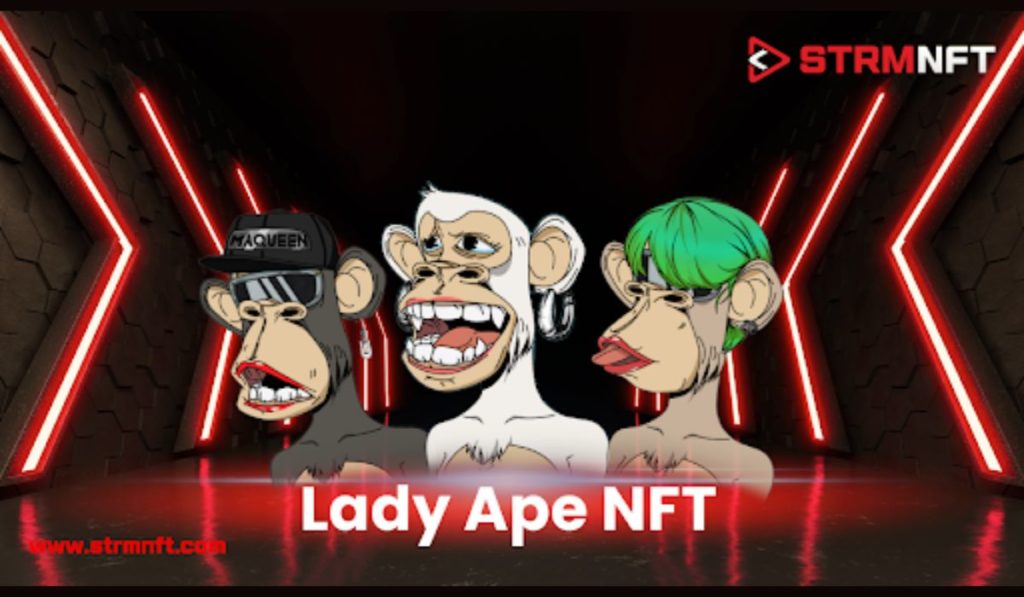 Lady Ape NFT Pre-booking on STRMNFT Marketplace is Now Available Till July 16