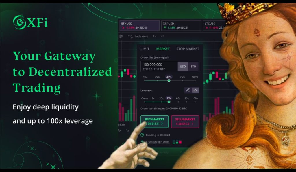  derivatives decentralized trading trade platform 100x leverage 