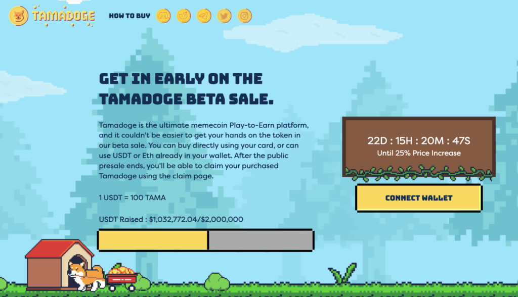  beta sale metaverse million tamadoge july reached 