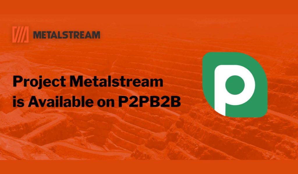  exchange metalstream mtlstr p2pb2b sale token sign 