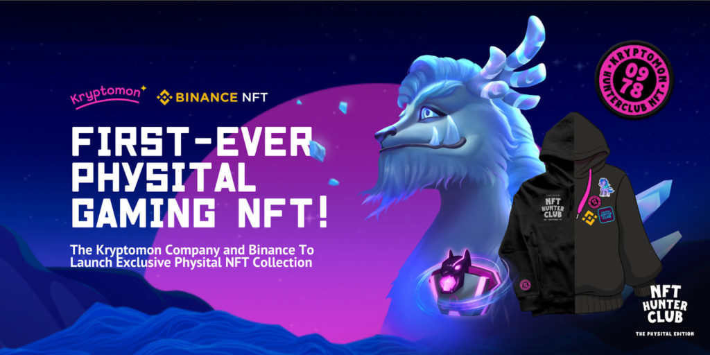  nft gaming kryptomon binance project launch play-and-earn 