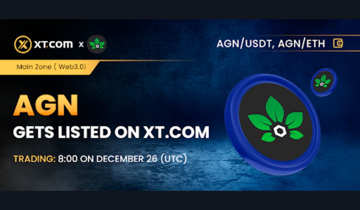 XT.COM Announces Listing of Agrinodes AGN in its Main and Web3 Zones