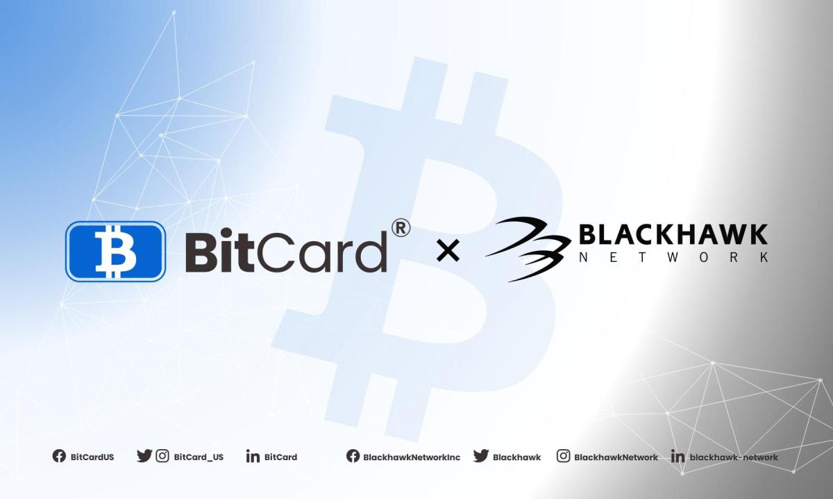 BitCard Announces Partnership with Blackhawk Network (BHN) to Offer its Bitcoin Gift Card at Select U.S. Retailers