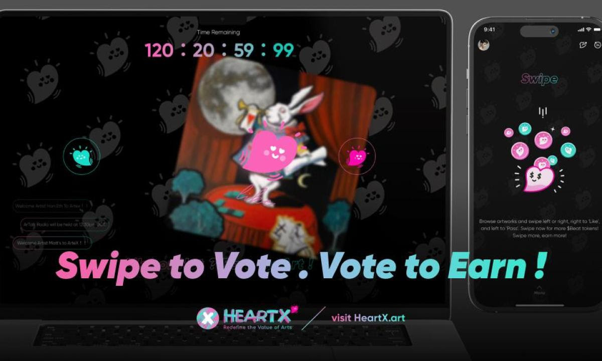 HeartX Announces Token Airdrop Vote-to-Earn Game Engaging The Community Before Its Launch