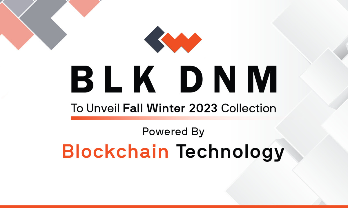 BLK DNM Introduces Blockchain-Enabled Connected Garments, Integrating Physical and Virtual Worlds of Fashion