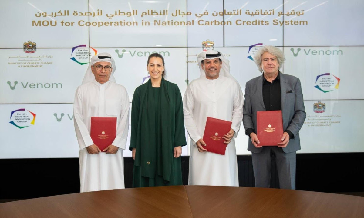 Venom Foundation And The UAE Sign MOU For A Greener Future Through The National Carbon Credit System
