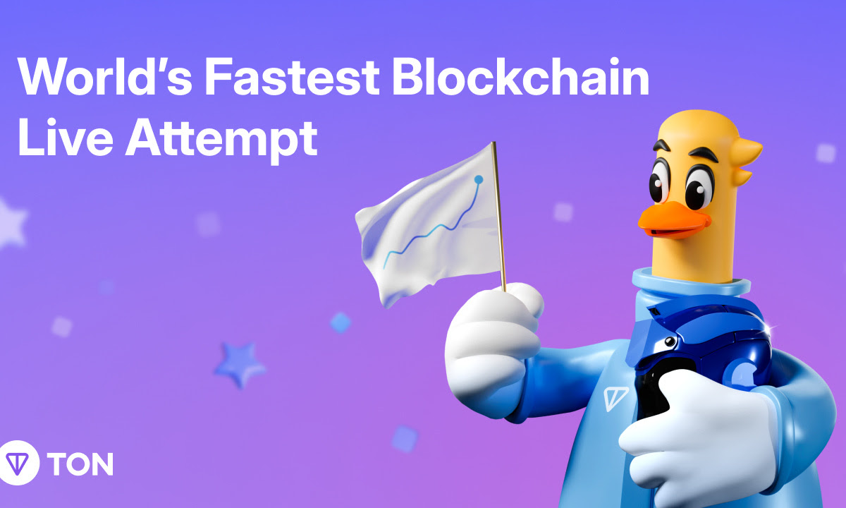 TON Foundation announces upcoming attempt to be named the worlds fastest blockchain officially