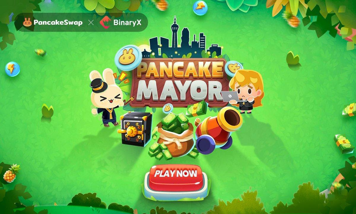  mayor pancake game new cities binaryx pancakeswap 