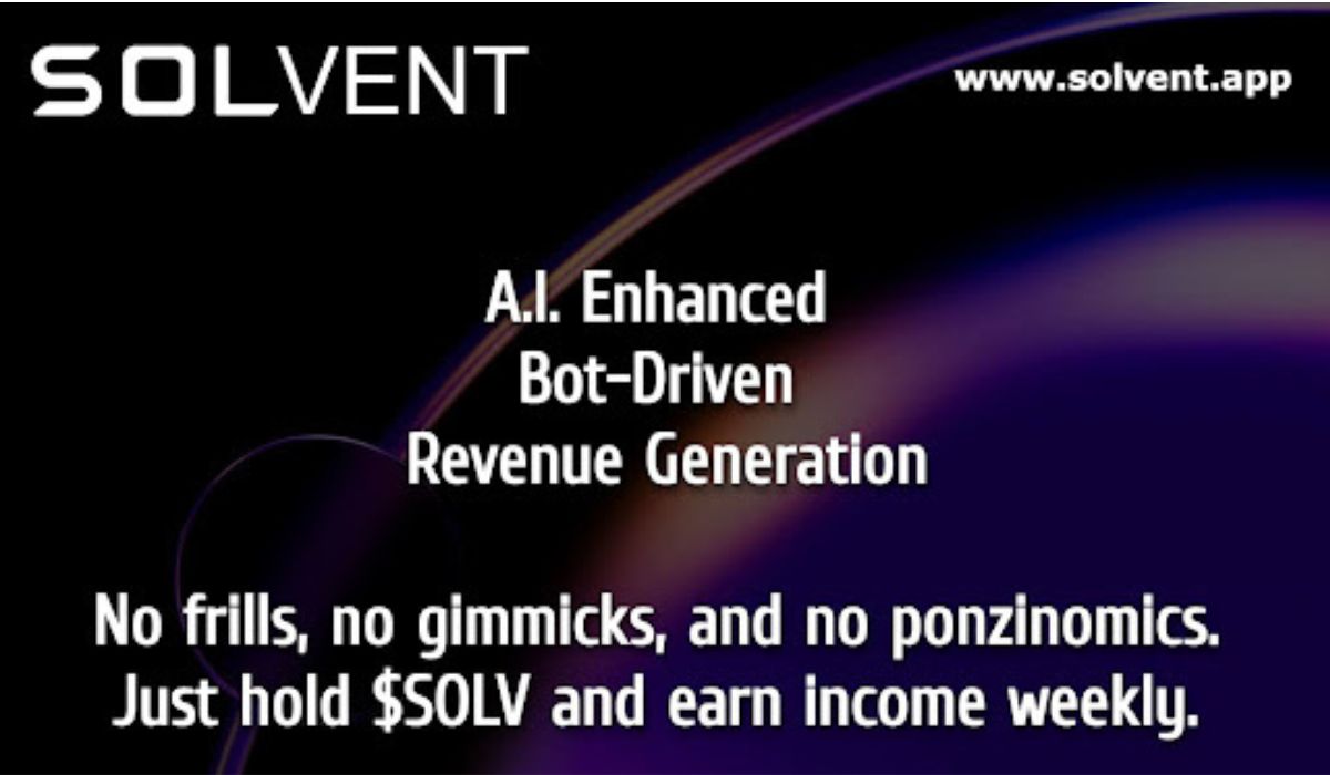Solvent.app Introduces AI-Enhanced Bot Network on Solana Blockchain amid Ongoing $SOLV Token Presale