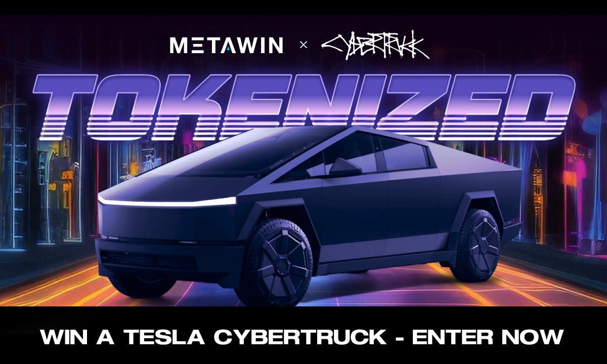  metawin nft tesla innovative cybertruck digital vehicle 