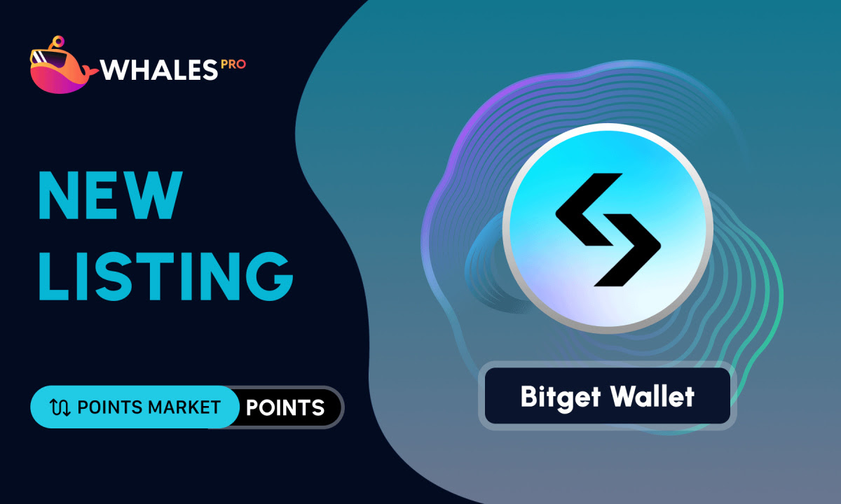 Bitget Wallets BWB Points Launches on Whales Market, Soars to Second Highest 24-Hour Trading Volume